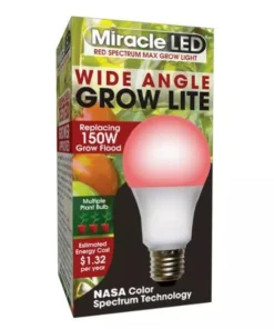 Miracle LED Corded 4-Socket Grow Light Kit With Bulbs, Full Spectrum And Red -Gardene Supply Sales 8599032 03V tif