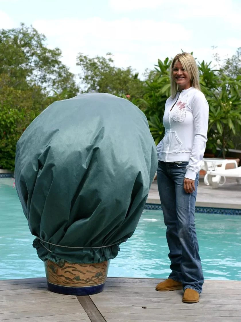 The Planket® Frost Protection Plant Cover, 10' Round The Planket® Frost Protection Plant Cover, 10' Round -Gardene Supply Sales 8599102 01V tif