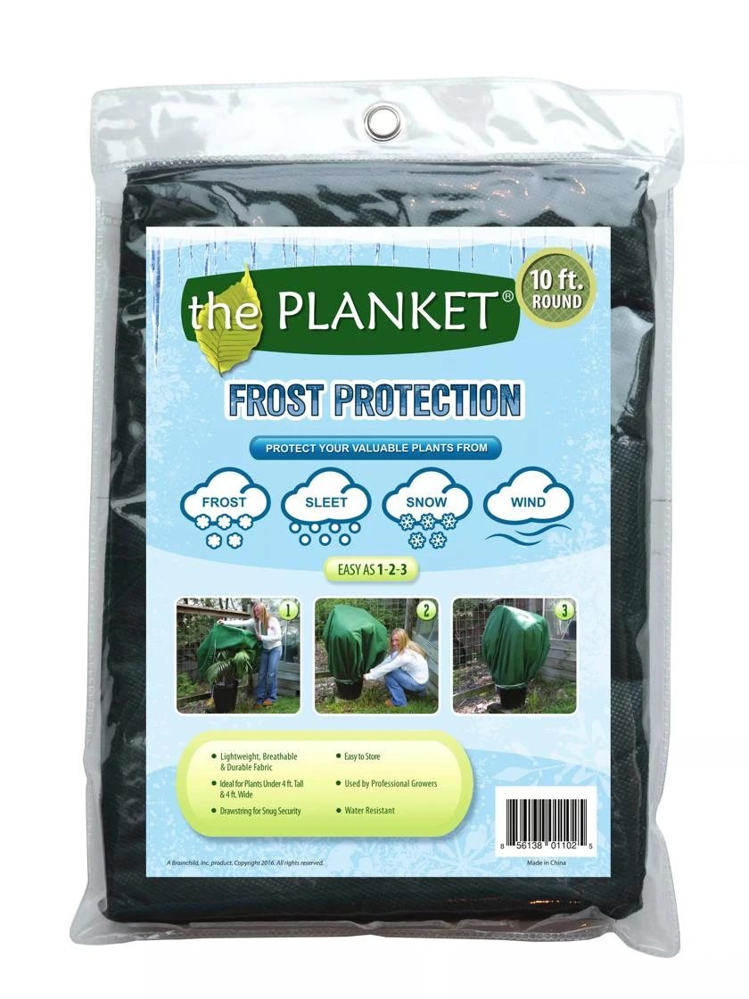 The Planket® Frost Protection Plant Cover, 10' Round The Planket® Frost Protection Plant Cover, 10' Round -Gardene Supply Sales 8599102 03V tif