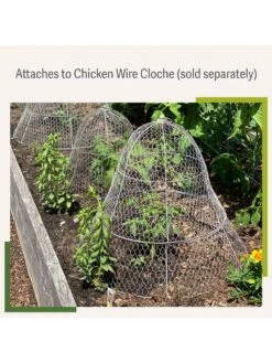 Chicken Wire Cloche Extension 3 Chicken Wire Cloche Extension -Gardene Supply Sales 8599107 2