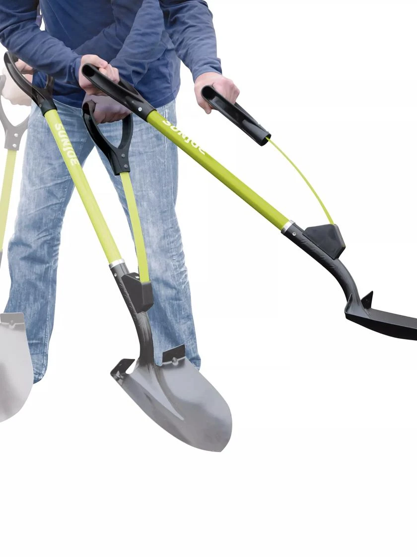 Sun Joe® Shovelution Steel Blade Shovel with Spring Assist Handle Sun Joe® Shovelution Steel Blade Shovel With Spring Assist Handle -Gardene Supply Sales 8599166 02V tif