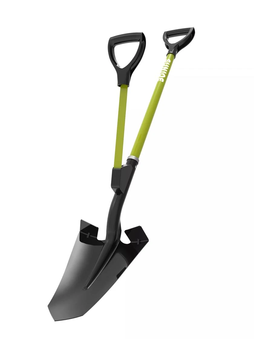 Sun Joe® Strain-Reducing Spear Head Digging Shovel Sun Joe® Strain-Reducing Spear Head Digging Shovel -Gardene Supply Sales 8599168 02V tif