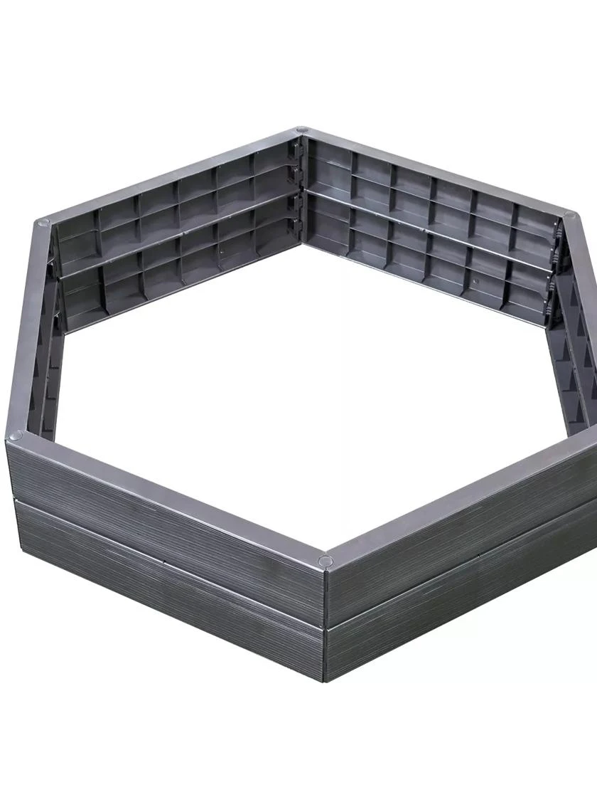 Exaco Hexagonal Raised Garden Bed Planter Exaco Hexagonal Raised Garden Bed Planter -Gardene Supply Sales 8599285 04V tif