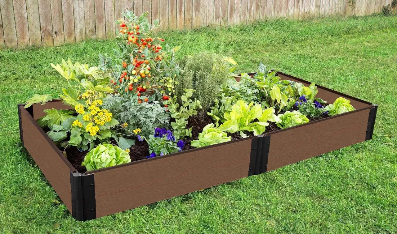 Composite Raised Bed with 1" Boards, 11" Composite Raised Bed With 1" Boards, 11" -Gardene Supply Sales 8599448 01V tif