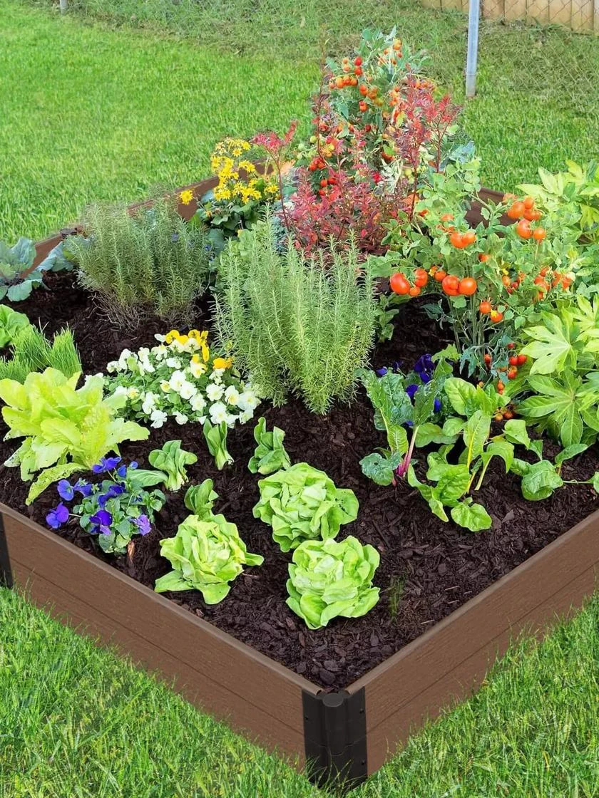 Composite Raised Bed with 1" Boards, 11" Composite Raised Bed With 1" Boards, 11" -Gardene Supply Sales 8599452 01V tif