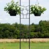 Achla Designs Square-on-Squares Double Pole Trellis