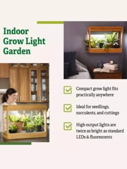 Bamboo Mini LED Grow Light Garden 7 Bamboo Mini LED Grow Light Garden -Gardene Supply Sales 8599624 04