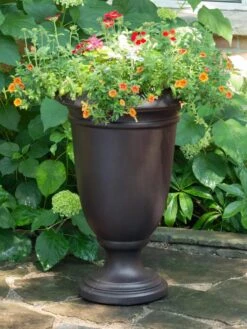 Ellington Self-Watering Urn Planter, 24" 2 Ellington Self-Watering Urn Planter, 24" -Gardene Supply Sales 8600110 02V tif