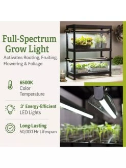 LED Stack-n-Grow Lights - 2-Tier System -Gardene Supply Sales 8608906 2
