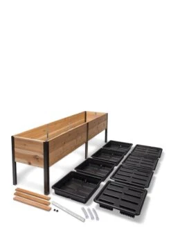 Self-Watering Elevated Planter Box, 2' X 8' -Gardene Supply Sales 8608960 2297 tif