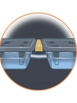 Self-Watering Eco-Stained Elevated Planter Box, 2' X 8' -Gardene Supply Sales 8609009 0002 detail art tif 2