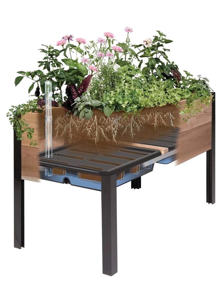 Self-Watering Insert for 2’ x 8’ Planter Self-Watering Insert For 2’ X 8’ Planter -Gardene Supply Sales 8609009 SW insert art 2021 tif 1