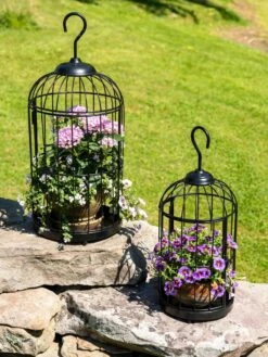 Hanging Birdcage Planter Set -Gardene Supply Sales 8609181 0374 tif