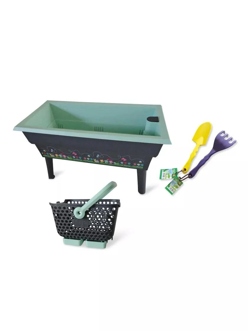 Calipso 3-in-1 Kids Gardening Self-Watering Planter Kit Calipso 3-in-1 Kids Gardening Self-Watering Planter Kit -Gardene Supply Sales 8609217 18V calipso 3 in 1 kids gardening self watering planter kit green