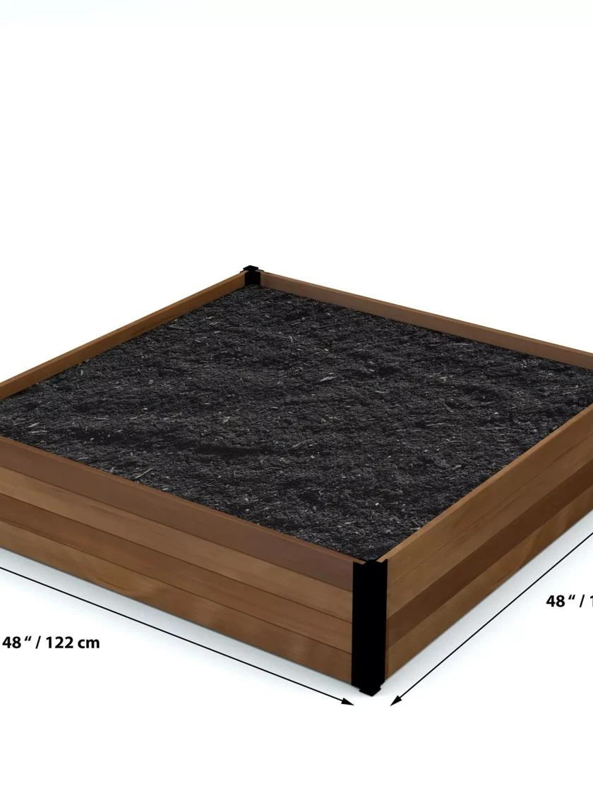 Vita Mezza Garden Bed, 4’x4’x11” Vita Mezza Garden Bed, 4’x4’x11” -Gardene Supply Sales 8609392 03V jpg