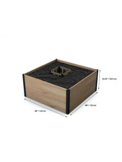 Vita Mezza Keyhole Garden, 4’x4’ -Gardene Supply Sales 8609393 03v