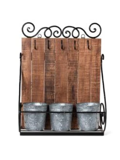 Wall Shelf With Planters -Gardene Supply Sales 8609515 9310 tif