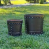 Riveted Planters, Set Of 2