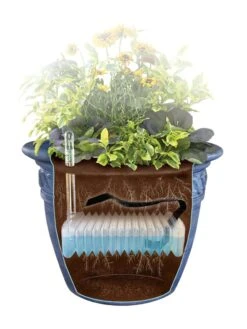 Cortina Self-Watering Planters -Gardene Supply Sales 8610250 SWInsert art Cortina fade tif