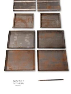 Corten Steel Modular Raised Bed, 2'x4' -Gardene Supply Sales 8610702 5140 tif