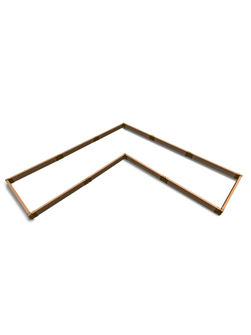 Classic Sienna Raised Garden Bed "L" Shaped with 2" Boards Classic Sienna Raised Garden Bed "L" Shaped With 2" Boards -Gardene Supply Sales 8610838 01v