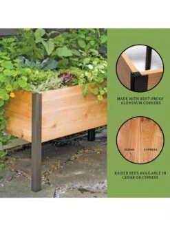 Elevated Planter Box, 2' X 4' -Gardene Supply Sales 8610894 3