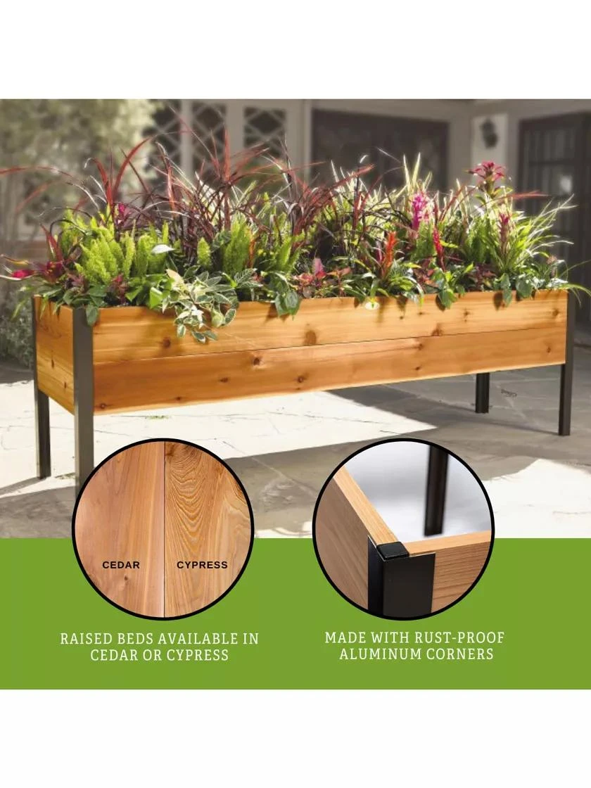 Elevated Planter Box, 2' x 8' Elevated Planter Box, 2' X 8' -Gardene Supply Sales 8610895 3