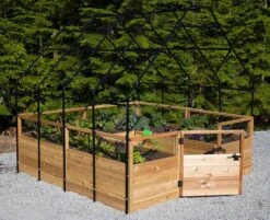 Garden In A Box With Greenhouse, 8' X 8' -Gardene Supply Sales 8611033 03V jpg