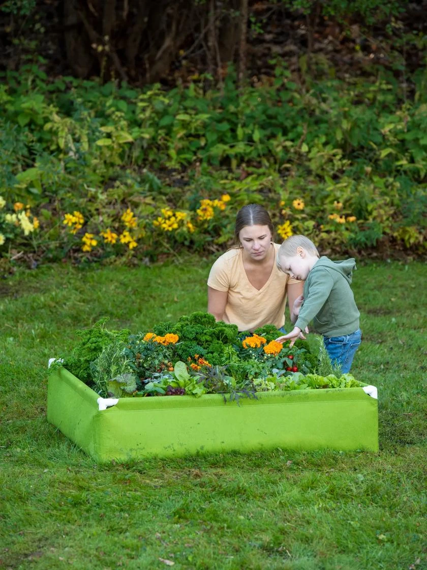 Framed Fabric Raised Bed, 4'x4' Framed Fabric Raised Bed, 4'x4' -Gardene Supply Sales 8611567 010 tif