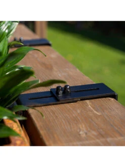 Veradek Metallic Series Corten Steel Railing Planters -Gardene Supply Sales 8611611 01v
