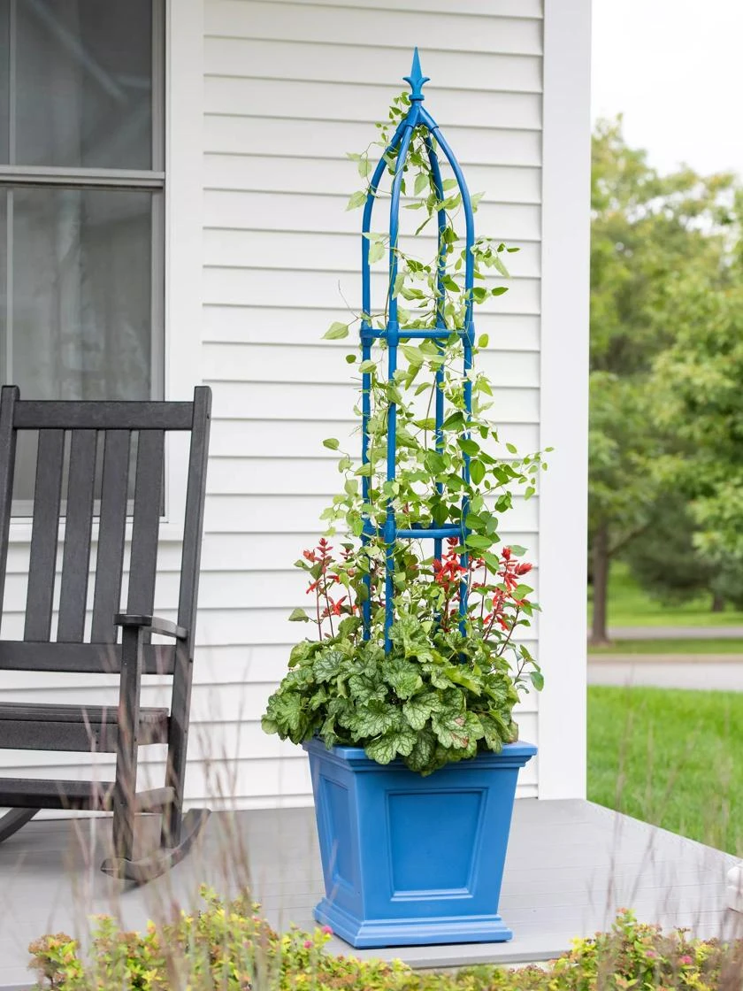 Fleur de Lis Obelisk, 67" Fleur De Lis Obelisk, 67" -Gardene Supply Sales 8611695 339 tif