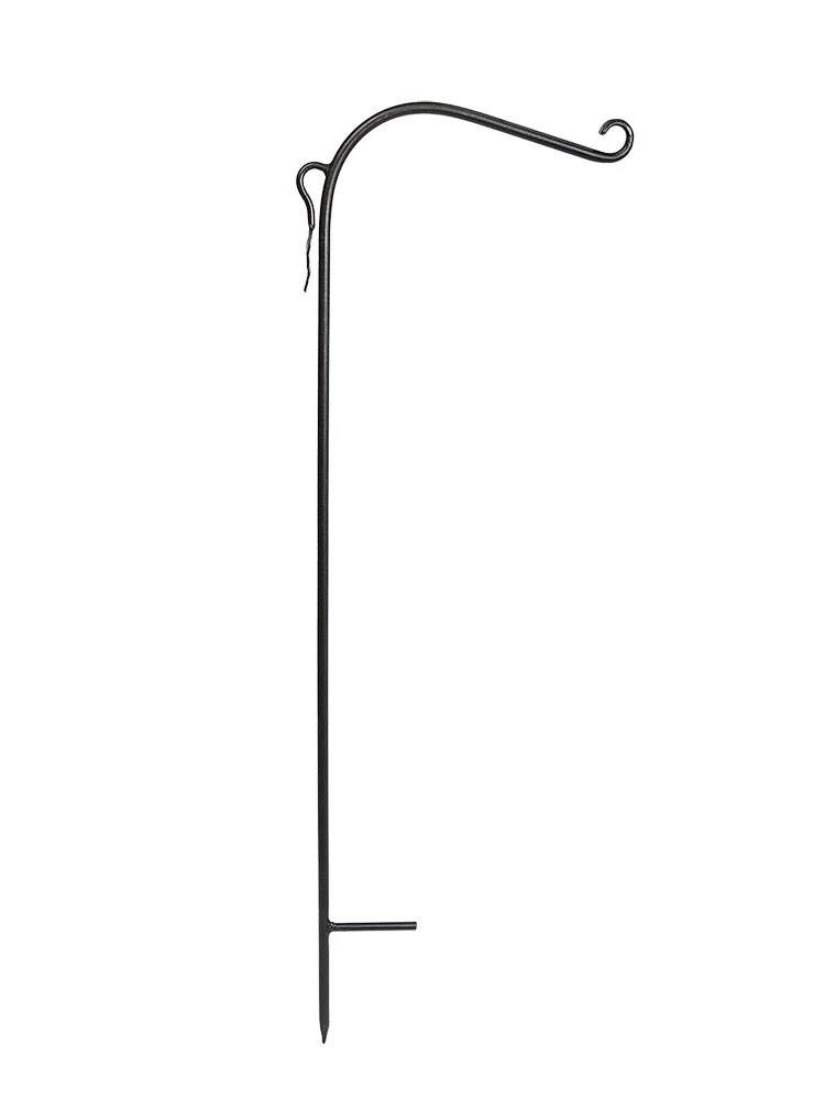 Achla Shepherd's Hook Yard Pole, 42" Achla Shepherd's Hook Yard Pole, 42" -Gardene Supply Sales 8611787 01v achla shepherds hook yard pole 42 inch powder coated wrought iron