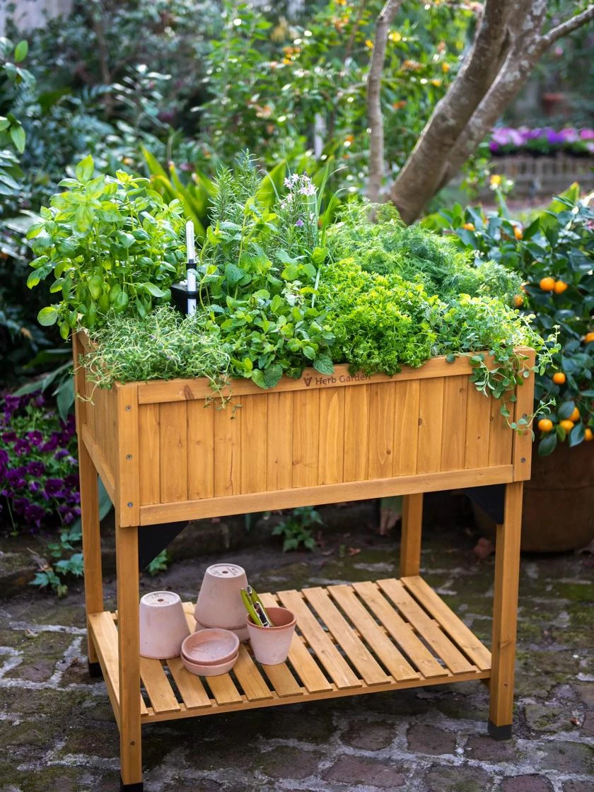 VegTrug® Self-Watering Herb Planter Box VegTrug® Self-Watering Herb Planter Box -Gardene Supply Sales 8612059 020 tif