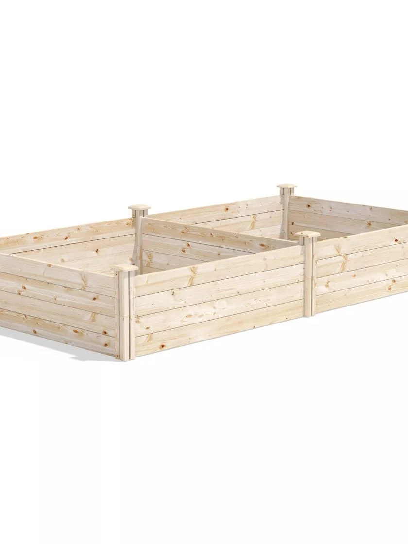 Pine Raised Garden Beds, 4'x8' Pine Raised Garden Beds, 4'x8' -Gardene Supply Sales 8612238 03V jpg