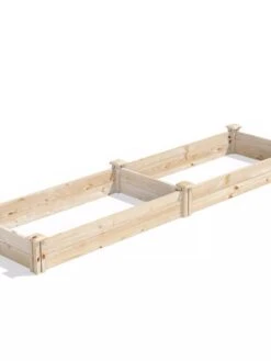 Pine Raised Garden Bed, 2' X 8' -Gardene Supply Sales 8612243 03V jpg