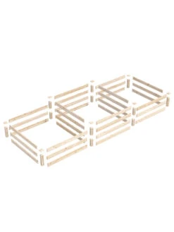 Tall 2-Tier Pine Raised Garden Bed, 4'x12' 2 Tall 2-Tier Pine Raised Garden Bed, 4'x12' -Gardene Supply Sales 8612258 01v