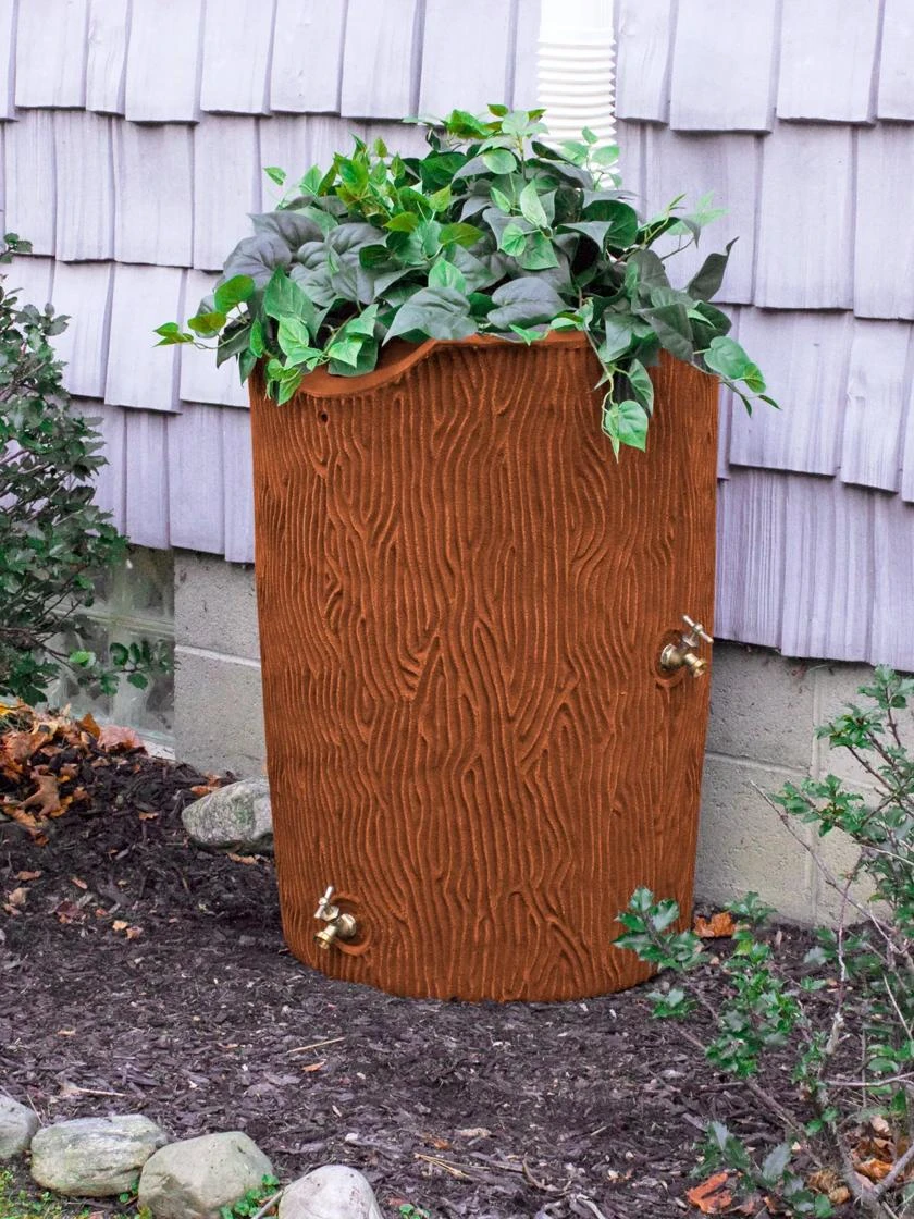 Impressions Bark 50 Gallon Rain Saver Impressions Bark 50 Gallon Rain Saver -Gardene Supply Sales 8612301 04V impressions bark 50 gallon rain saver