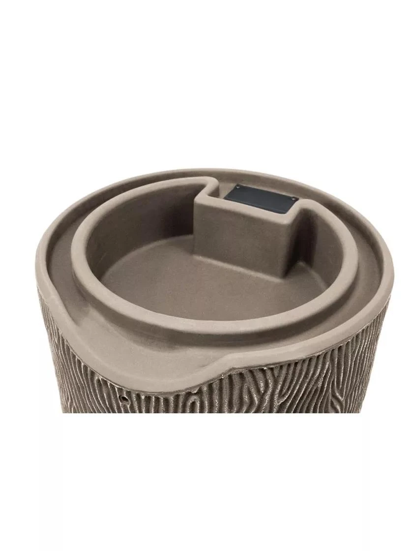 Impressions Bark 50 Gallon Rain Saver Impressions Bark 50 Gallon Rain Saver -Gardene Supply Sales 8612301 05V 3 4