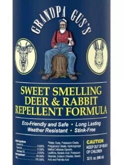 Grandpa Gus's Deer & Rabbit Repellent Spray -Gardene Supply Sales 8612427 03V 3 4