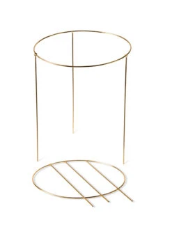 Brass Plated Grow Throughs, Set Of 2 -Gardene Supply Sales 8612662 188