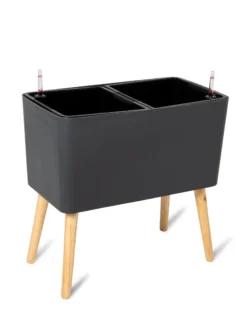 Ava Self-Watering Rectangular Planter 7 Ava Self-Watering Rectangular Planter -Gardene Supply Sales 8612691 217 ava self watering rectangular planter gray