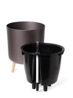 Ava Self-Watering Round Planter -Gardene Supply Sales 8612692 300