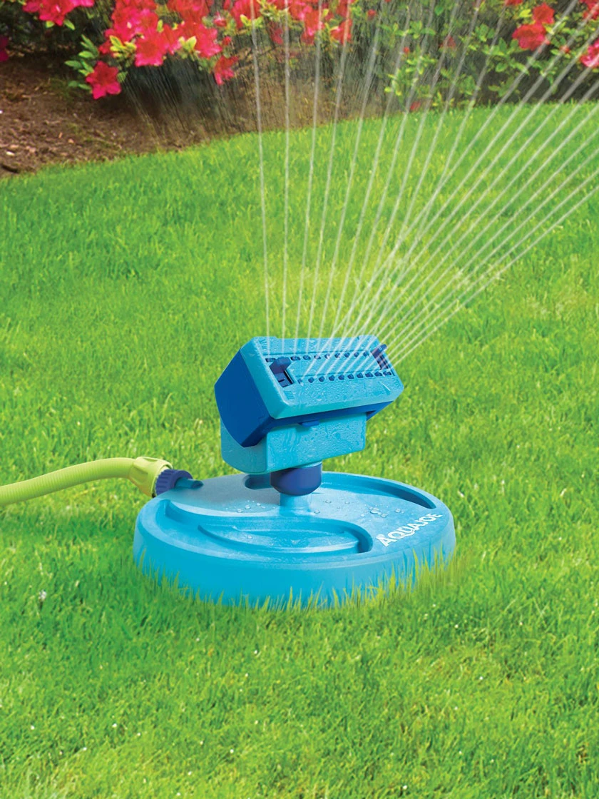 Aqua Joe® AJ-OSPR20 20-Nozzle Oscillating Sprinkler Aqua Joe® AJ-OSPR20 20-Nozzle Oscillating Sprinkler -Gardene Supply Sales 8612868 01v aqua joe 20 nozzle oscillating sprinkler
