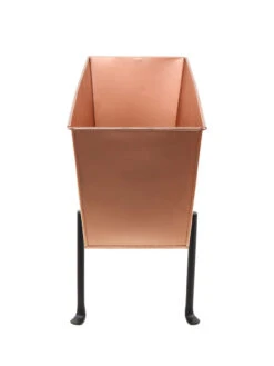 Achla Designs Copper Flower Box With Folding Stand 2 Achla Designs Copper Flower Box With Folding Stand -Gardene Supply Sales 8612914 03v