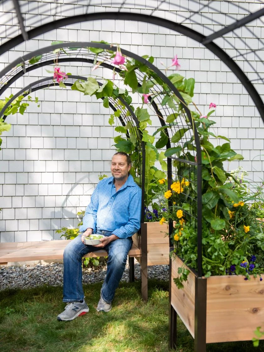 Cedar Bench Kit, Natural, 48" Cedar Bench Kit, Natural, 48" -Gardene Supply Sales 8612976 0965