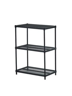MeshWorks © 3 Tier Plant Shelving -Gardene Supply Sales 8613016 04v meshworks 3 tier plant shelf black