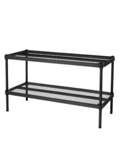 MeshWorks © Stacking Plant Shelves -Gardene Supply Sales 8613018 07v meshworks stacking plant shelves black