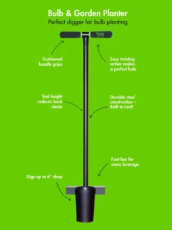 Yard Butler® Long Handled Bulb Planter 2 Yard Butler® Long Handled Bulb Planter -Gardene Supply Sales 8613157 03v