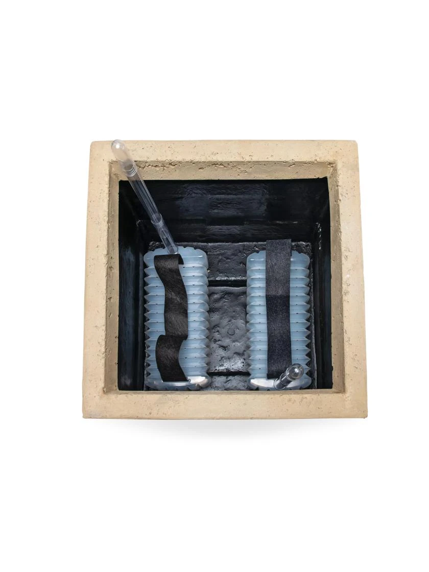 Self-Watering LavaStone® Modern Square Self-Watering LavaStone® Modern Square -Gardene Supply Sales 8613258 4207