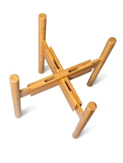 Adjustable Bamboo Plant Stand, Set Of 2 -Gardene Supply Sales 8613292 7079